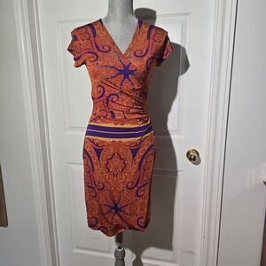 ETRO faux Wrap Dress